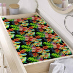 Tropical Hawaii Flowers Pattern Print Changing Pad Cover