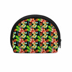 Tropical Hawaii Flowers Pattern Print Coin Purse