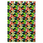 Tropical Hawaii Flowers Pattern Print Curtain