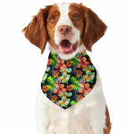 Tropical Hawaii Flowers Pattern Print Dog Bandana