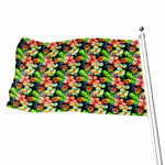 Tropical Hawaii Flowers Pattern Print Flag