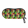 Tropical Hawaii Flowers Pattern Print Glasses Case