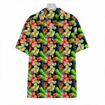 Tropical Hawaii Flowers Pattern Print Hawaiian Shirt