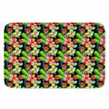 Tropical Hawaii Flowers Pattern Print Indoor Door Mat