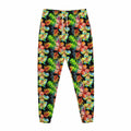 Tropical Hawaii Flowers Pattern Print Jogger Pants