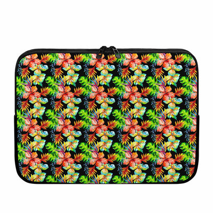 Tropical Hawaii Flowers Pattern Print Laptop Sleeve