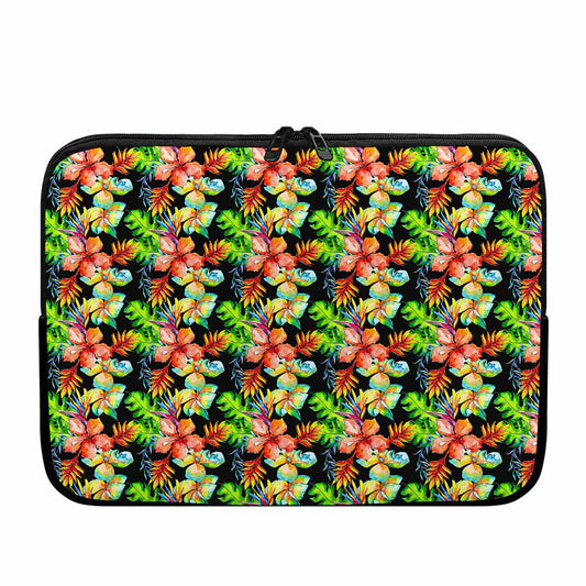 Tropical Hawaii Flowers Pattern Print Laptop Sleeve