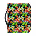 Tropical Hawaii Flowers Pattern Print Leather Bible Cover