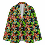 Tropical Hawaii Flowers Pattern Print Men's Blazer