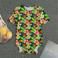 Tropical Hawaii Flowers Pattern Print Men's Bodysuit
