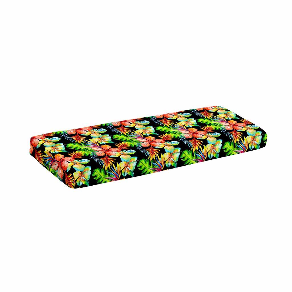 Tropical Hawaii Flowers Pattern Print Piano Keyboard Cover