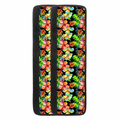Tropical Hawaii Flowers Pattern Print Refrigerator Handle Covers