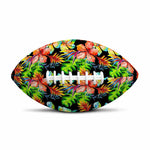 Tropical Hawaii Flowers Pattern Print Rugby Ball