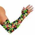Tropical Hawaii Flowers Pattern Print Sun Protection Arm Sleeves