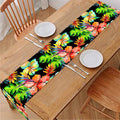 Tropical Hawaii Flowers Pattern Print Table Runner