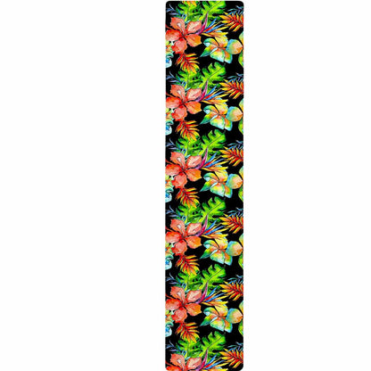 Tropical Hawaii Flowers Pattern Print Table Runner