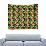 Tropical Hawaii Flowers Pattern Print Tapestry