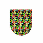 Tropical Hawaii Flowers Pattern Print Toilet Lid Cover