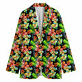 Tropical Hawaii Flowers Pattern Print Women's Blazer