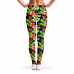 Tropical Hawaii Flowers Pattern Print Women's Leggings