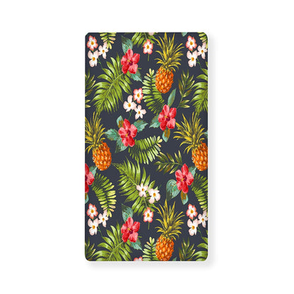 Tropical Hawaii Pineapple Pattern Print Baby Crib Sheet