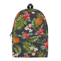 Tropical Hawaii Pineapple Pattern Print School Backpack