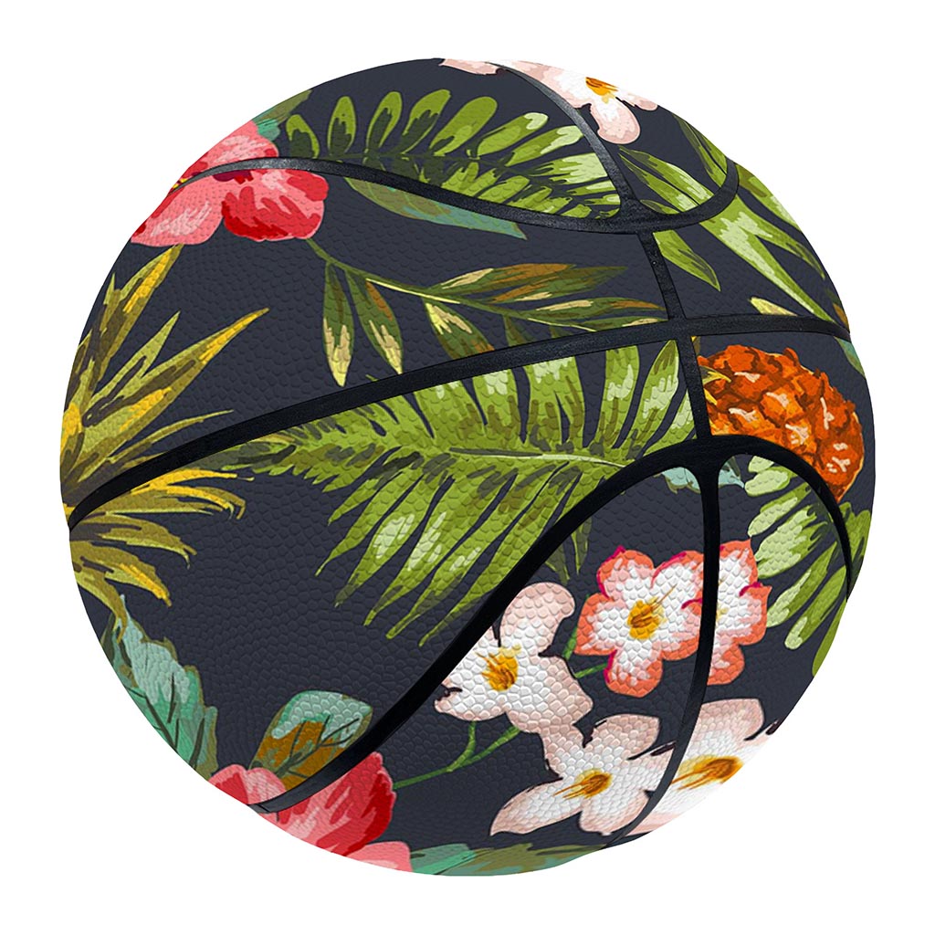 Tropical Hawaii Pineapple Pattern Print Basketball