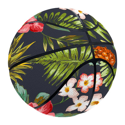 Tropical Hawaii Pineapple Pattern Print Basketball