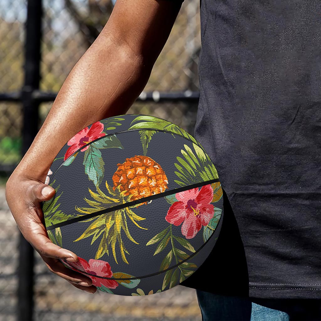 Tropical Hawaii Pineapple Pattern Print Basketball
