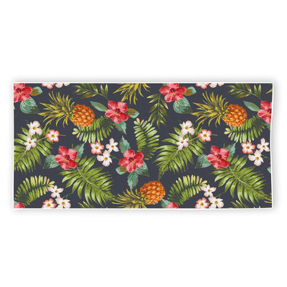 Tropical Hawaii Pineapple Pattern Print Beach Towel