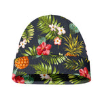 Tropical Hawaii Pineapple Pattern Print Beanie