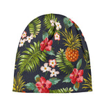 Tropical Hawaii Pineapple Pattern Print Beanie