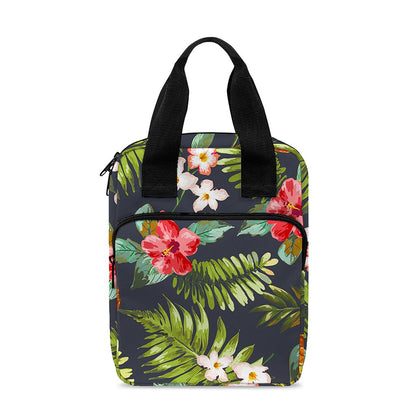 Tropical Hawaii Pineapple Pattern Print Bible Tote Bag