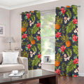 Tropical Hawaii Pineapple Pattern Print Dimout Grommet Curtains
