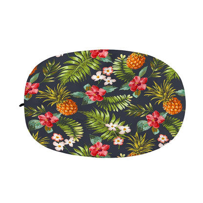 Tropical Hawaii Pineapple Pattern Print Car Side Mirror Covers