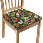 Tropical Hawaii Pineapple Pattern Print Chair Cushion Cover