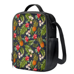 Tropical Hawaii Pineapple Pattern Print Crossbody Lunch Bag