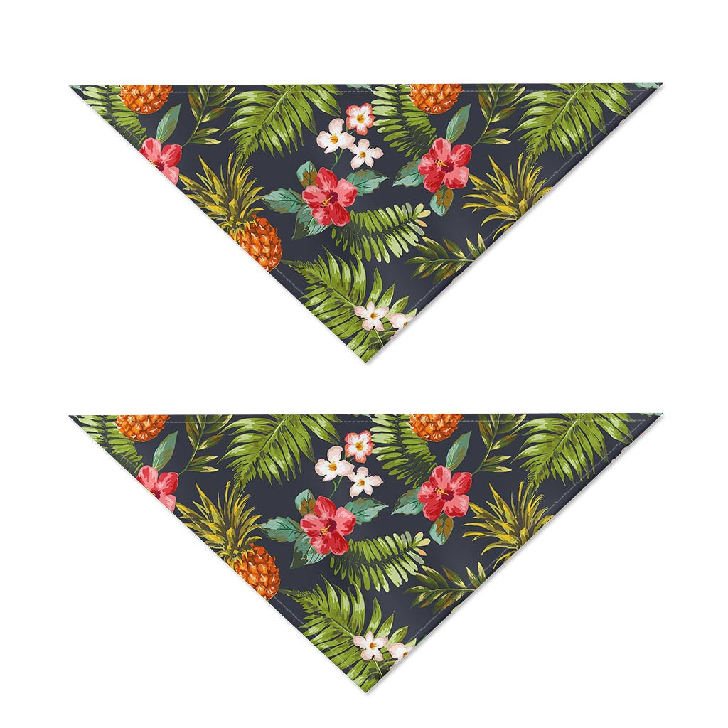 Tropical Hawaii Pineapple Pattern Print Dog Bandana