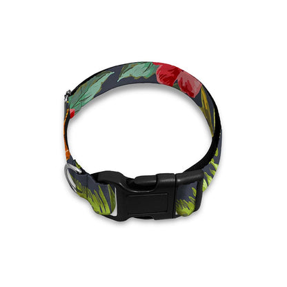 Tropical Hawaii Pineapple Pattern Print Dog Collar