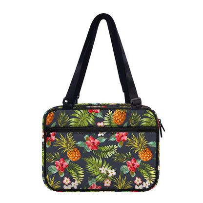 Tropical Hawaii Pineapple Pattern Print Double Strap Bible Bag
