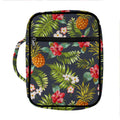 Tropical Hawaii Pineapple Pattern Print Front Pocket Bible Bag