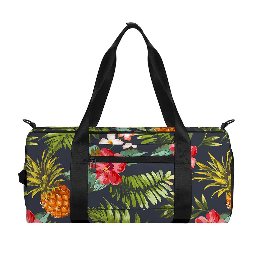 Tropical Hawaii Pineapple Pattern Print Gym Bag