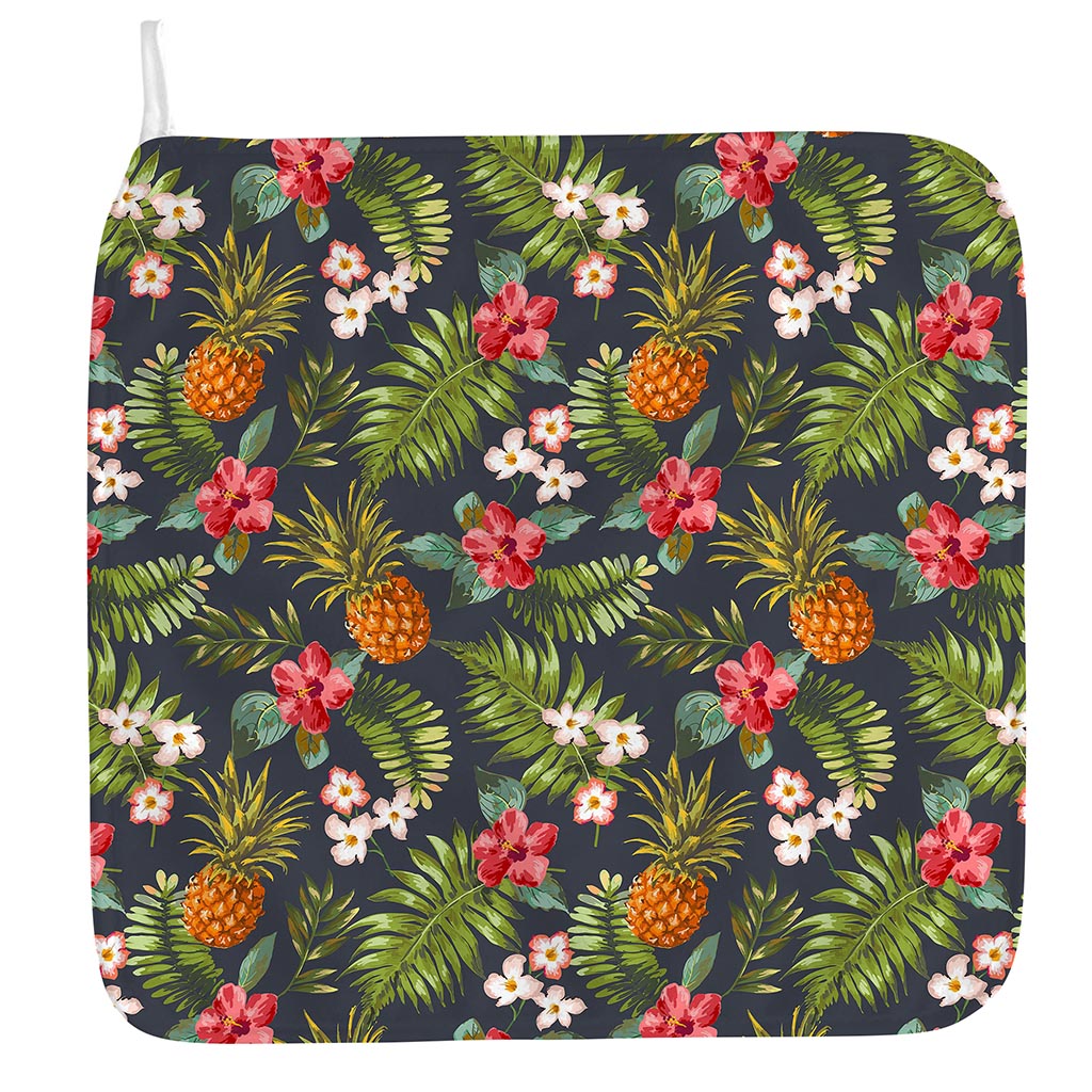 Tropical Hawaii Pineapple Pattern Print Hand Towel