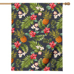 Tropical Hawaii Pineapple Pattern Print House Flag
