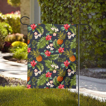 Tropical Hawaii Pineapple Pattern Print House Flag