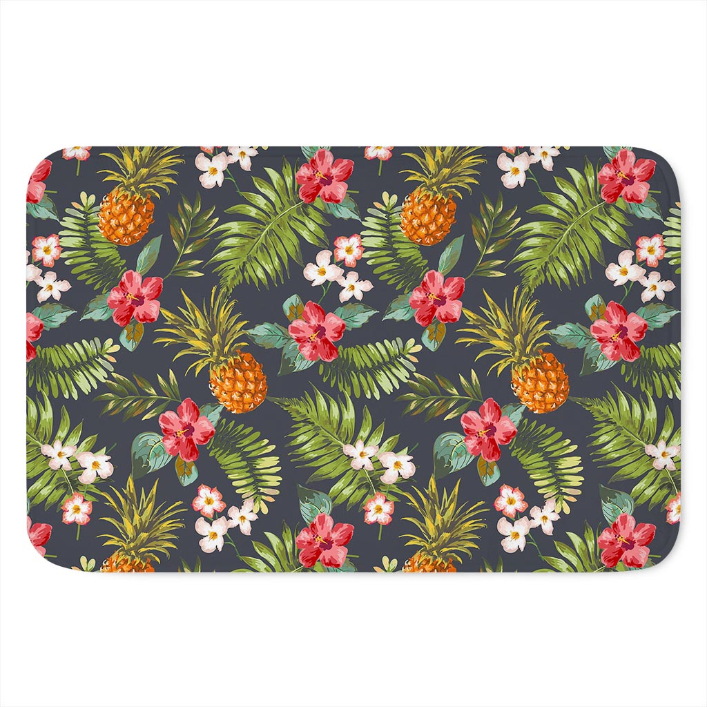 Tropical Hawaii Pineapple Pattern Print Indoor Door Mat
