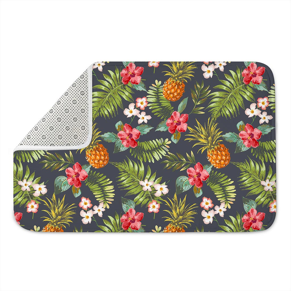 Tropical Hawaii Pineapple Pattern Print Indoor Door Mat