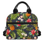Tropical Hawaii Pineapple Pattern Print Insulated Lunch Bag