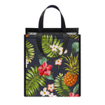 Tropical Hawaii Pineapple Pattern Print Insulated Lunch Tote