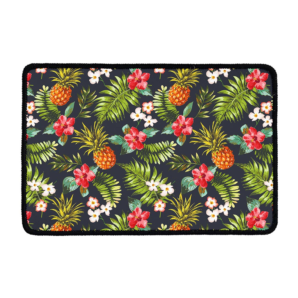 Tropical Hawaii Pineapple Pattern Print Kitchen Mat